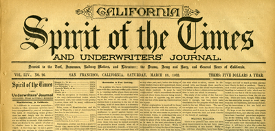 California Spirit of the Times Banner