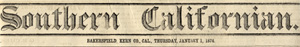 Bakersfield Southern CalifornianBanner