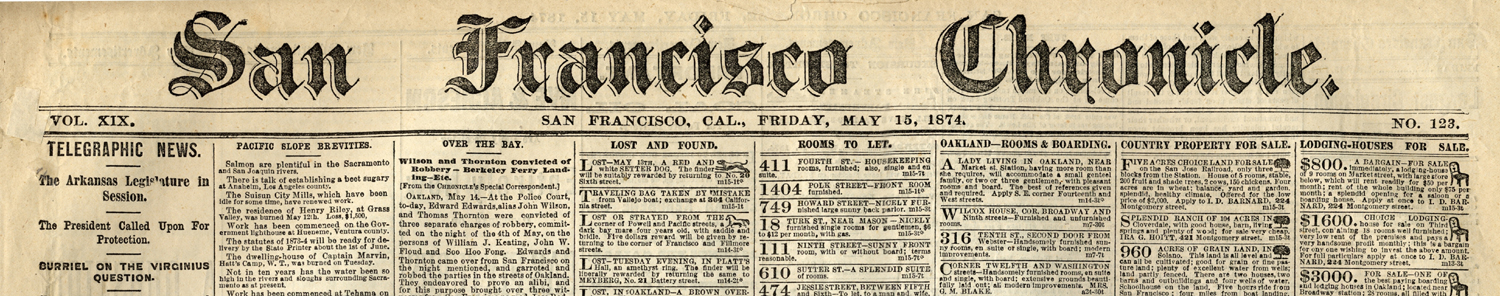 San Francisco Chronicle Banner